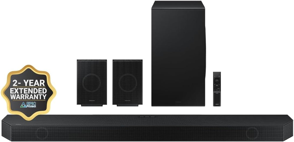 11.1.4ch Soundbar with Wireless Dolby Atmos Audio, Rear Speaker Included Q351