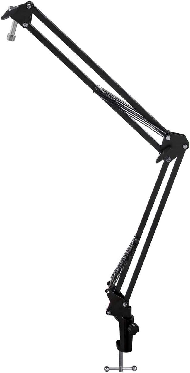 USB Microphone with Boom Arm, Shock Mount and Pop Filter (5 Items) O557