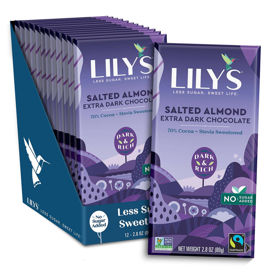 Salted Almond Dark Chocolate Bar Y20225