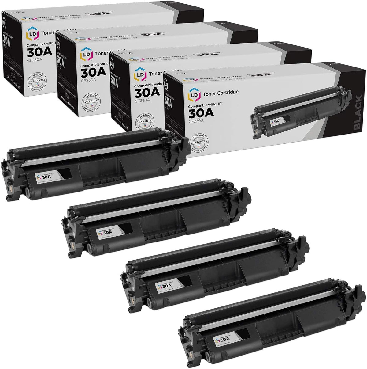 Black 4-Pack Toner Cartridge M487761