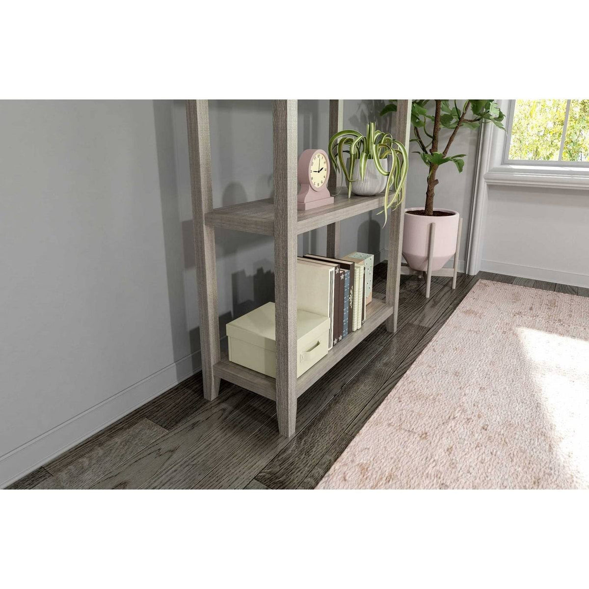 60x22 Bookcase with 2 Shelves B569