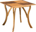 Acacia Wood Square Table Pack of 2 W271199