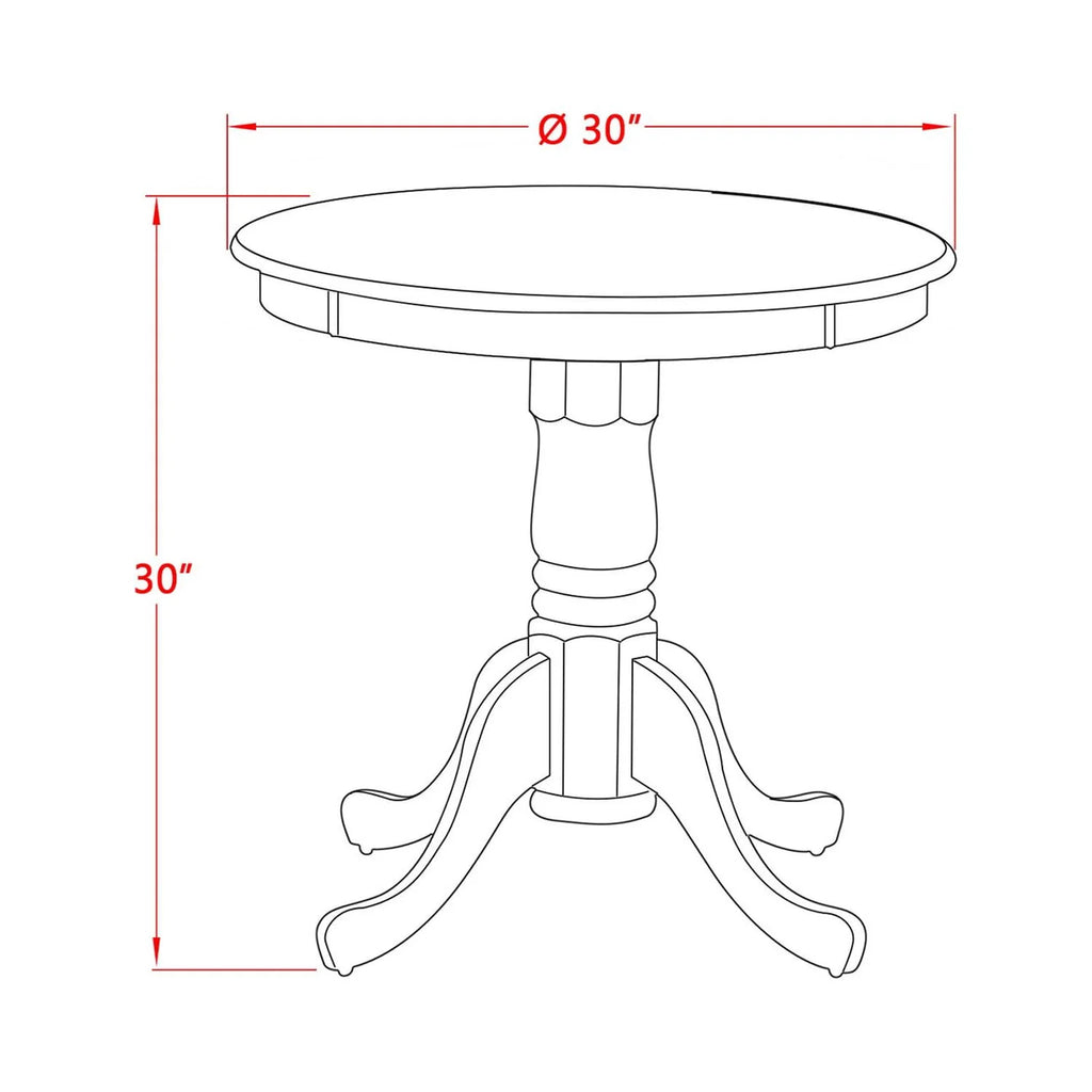 Oak 3-piece Wood Dining Room Set T421252