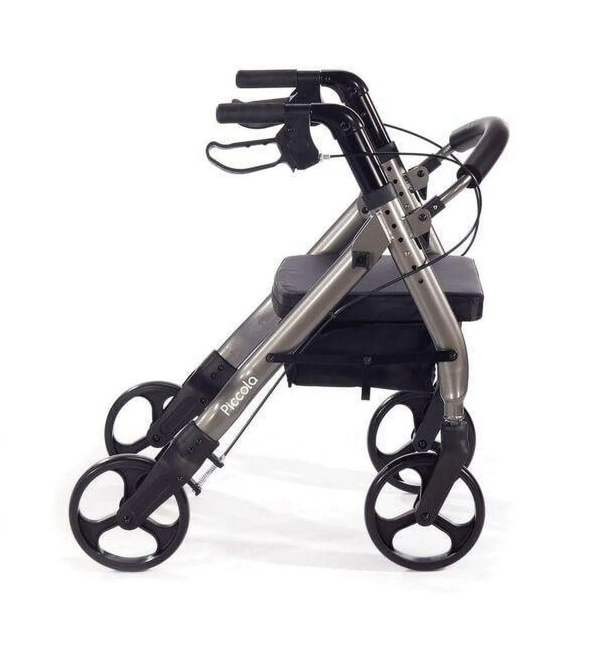 Heavy Duty Rollator Walker with 15 Wide Seat M75358