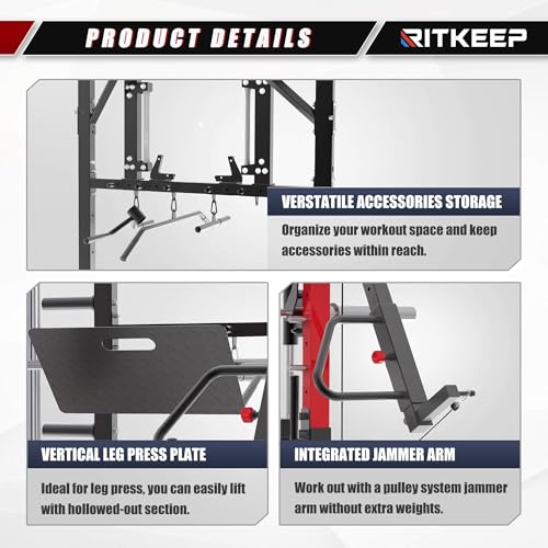 Smith Machine with Jammer Arms & Leg Press X93800