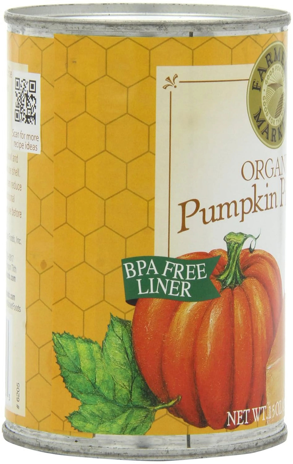 Organic Canned Pumpkin Pie Mix 15-Ounce Cans Pack Of 12 X881