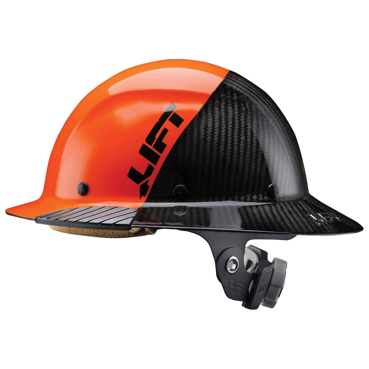 Orange Carbon Fiber Safety Helmet W88476