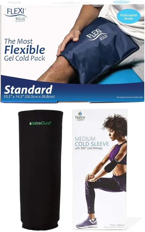 Large Gel Ice Pack and Gel Cold Sleeve Wrap K305