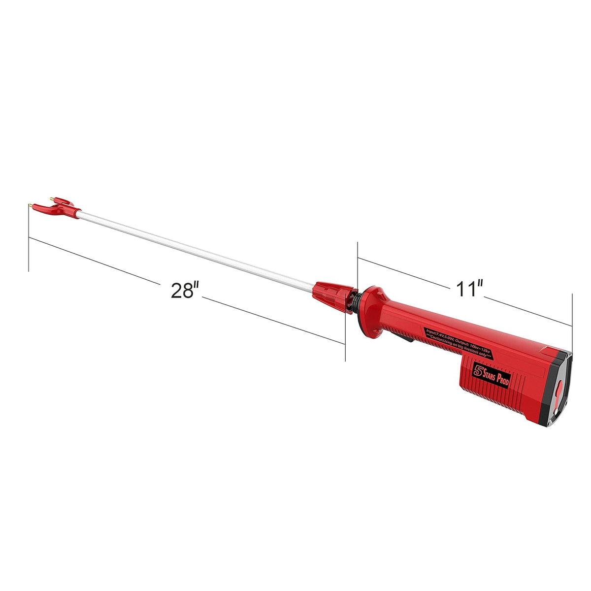 Rechargeable Electric Cattle Prod with 28in. Flexible Shaft R62480