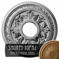 Smokey Topaz Crack Ceiling Medallion J574
