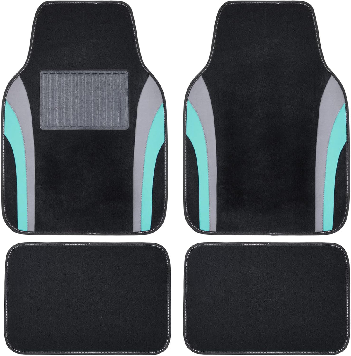Colorful Universal Fit Car Floor Mats Set of 4 U373655