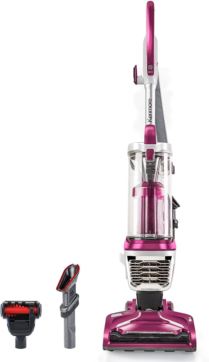 Bagless Upright Vacuum with HEPA Filter, 4 Cleaning Tools U31232