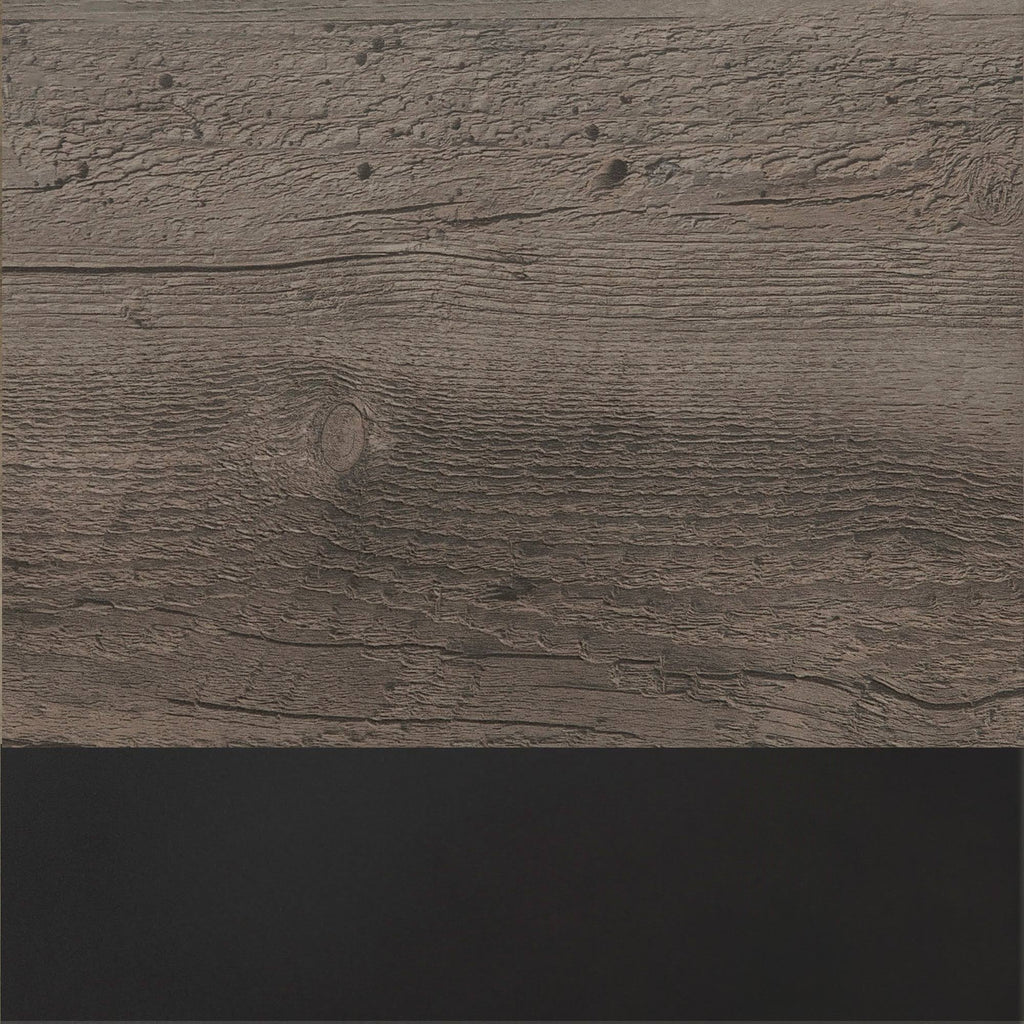 Slate Grey / Black Metal 3-Piece Entertainment Wall D4395