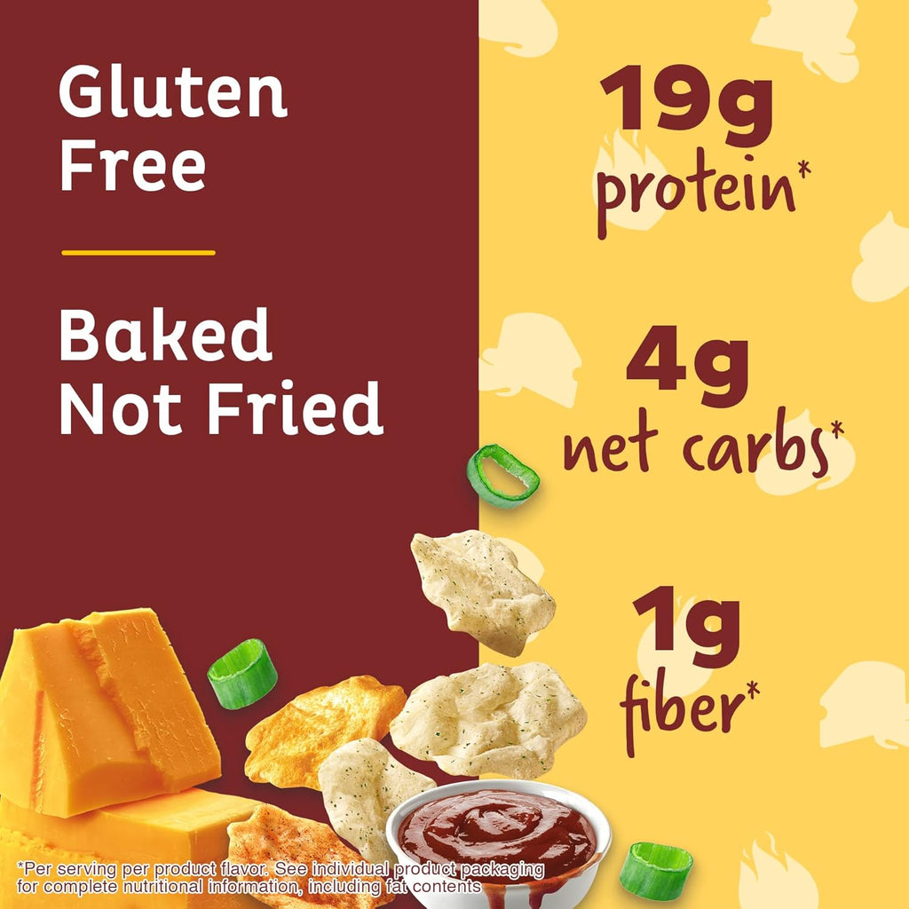 Candy Bars Gooey Caramel with Peanuts (12 Bars) and Protein Chips Variety Pack, 1.1 Ounce (Pack of 12) A1103