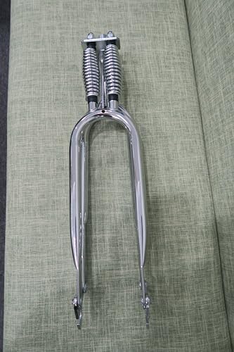26" Springer Fork Threaded Cruiser Chopper Bike Dual Spring Fork D86740