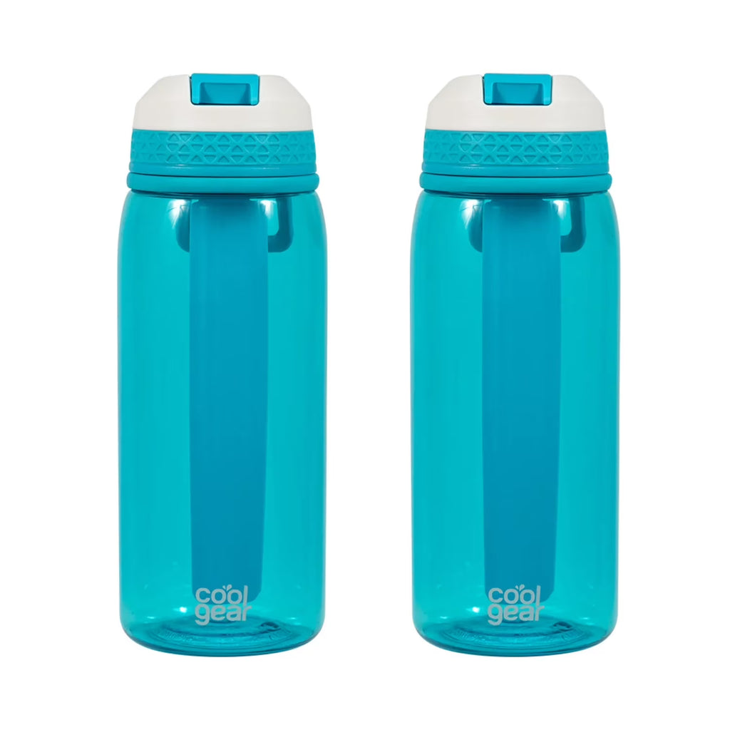 2-Pack 32 oz Tritan Plastic Water Bottle with Flexible Handle B165836
