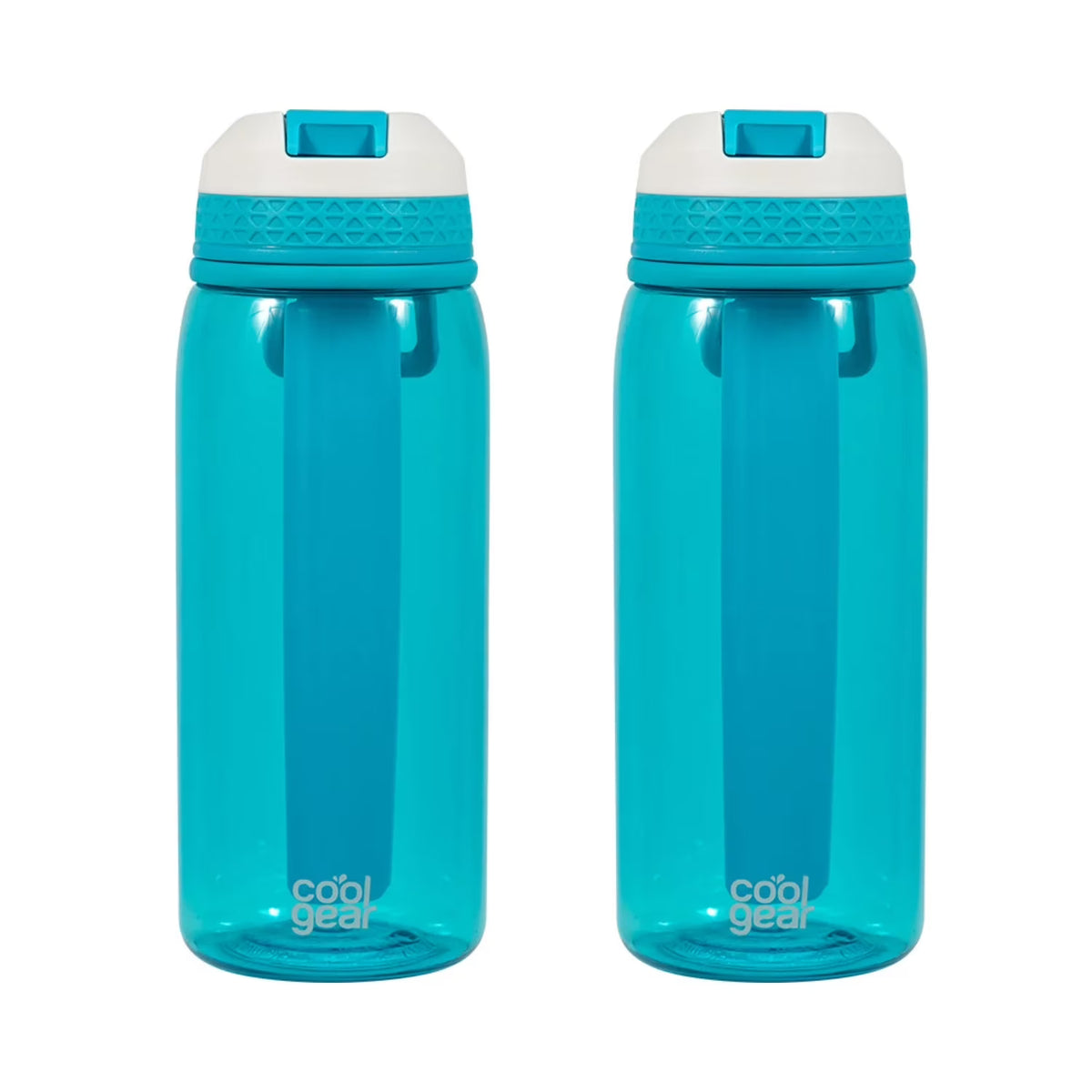 2-Pack 32 oz Tritan Plastic Water Bottle with Flexible Handle B165836