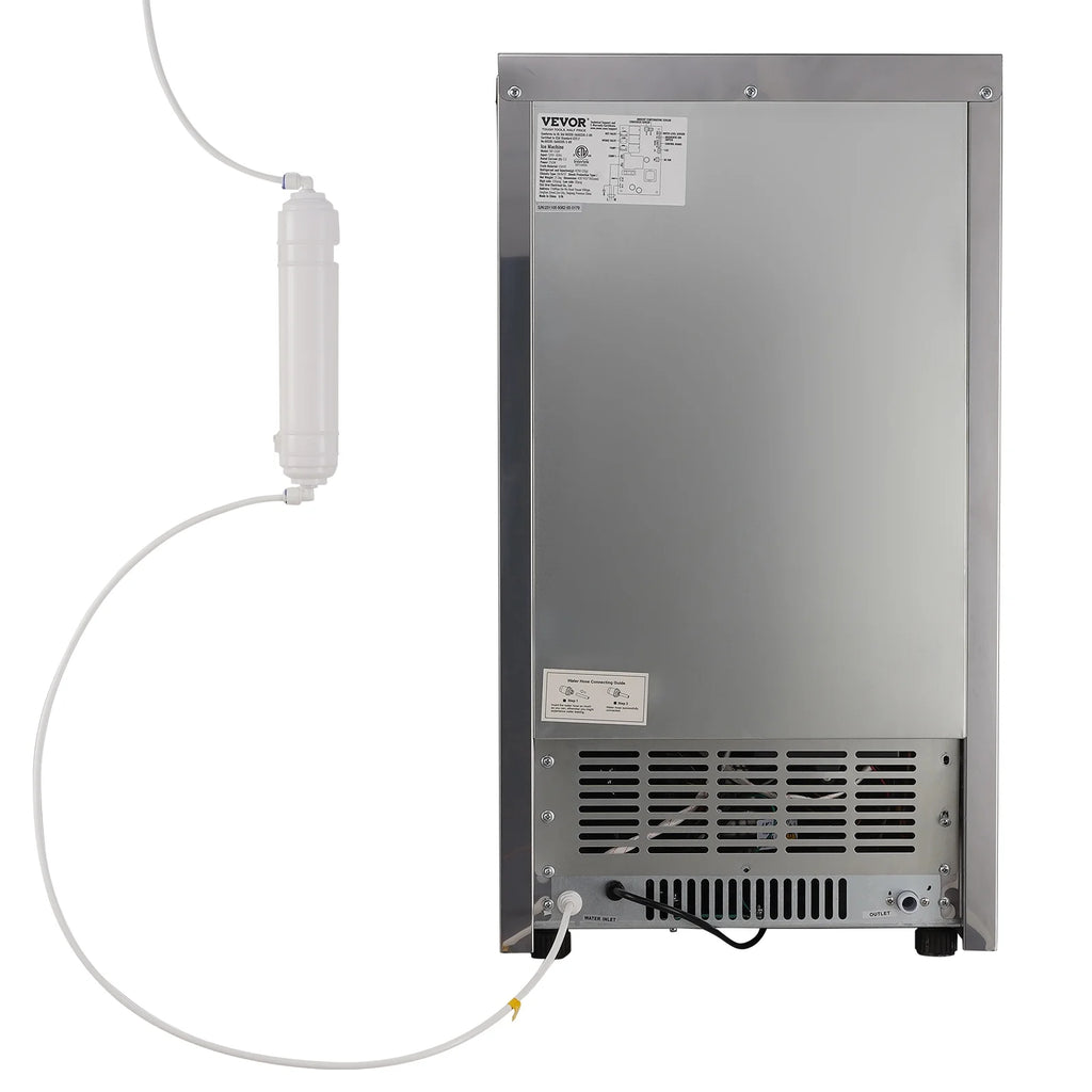 Commercial Ice Maker 120LBS/24H 29LBS Storage U6143