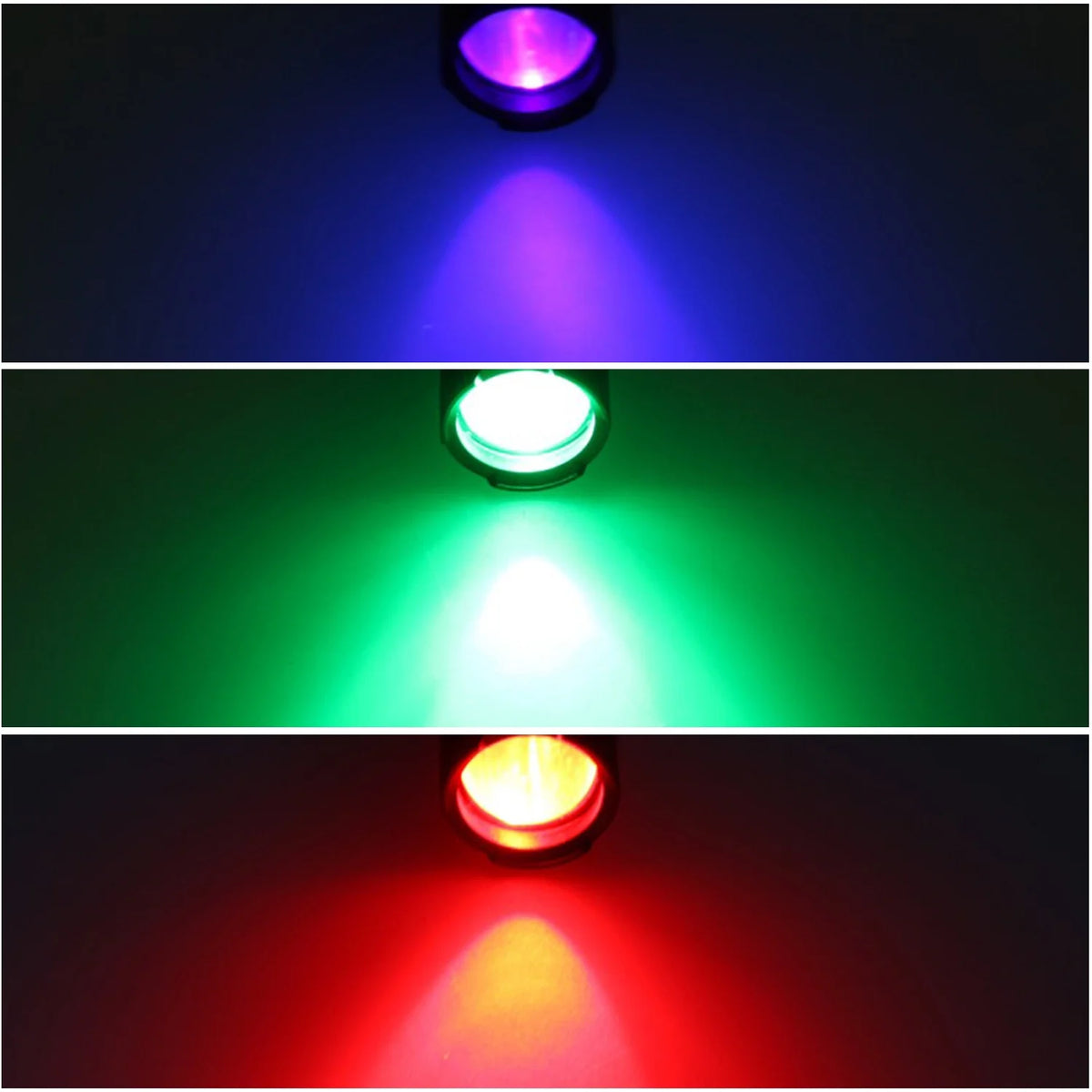 Zoomable Green Red UV Flashlight Black Light Tactical Torch E4013