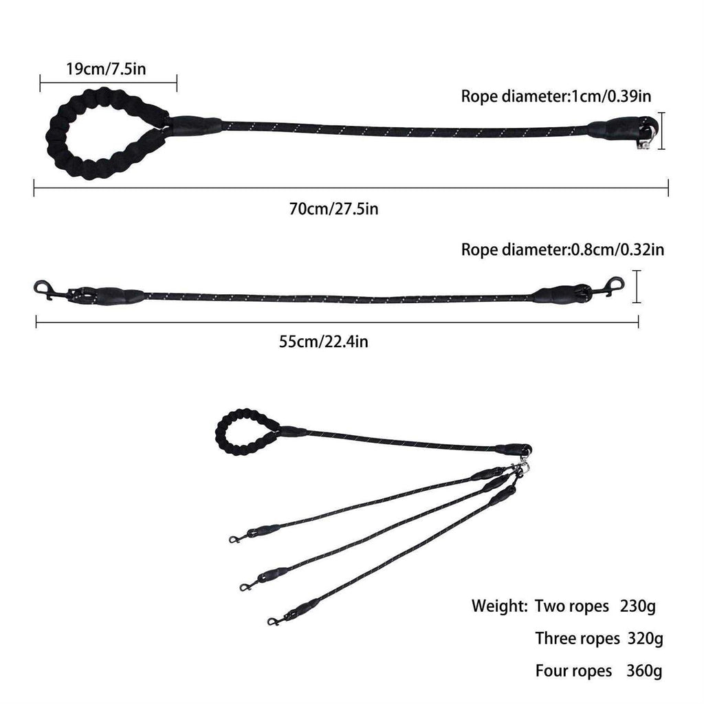 No Tangle Nylon Dog Leash D341
