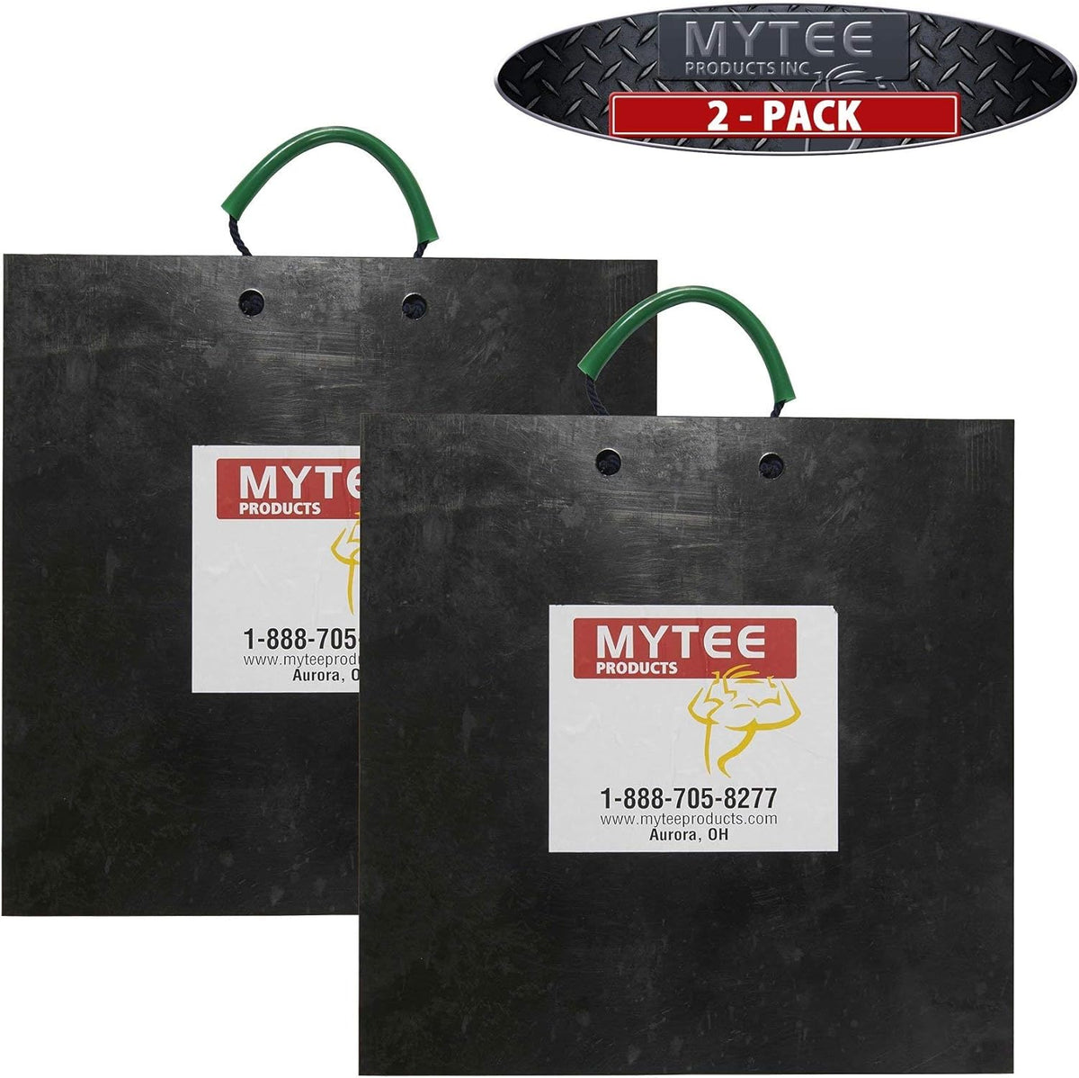 Medium Outrigger Pad 24" x 24" x 1.5" Thick Black G689