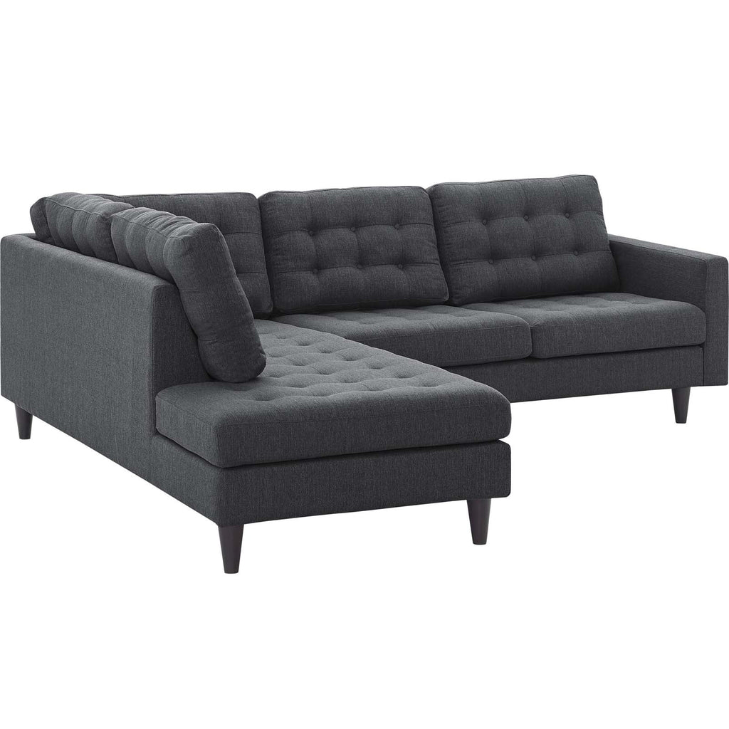 Grey Fabric Sectional Sofa S8175