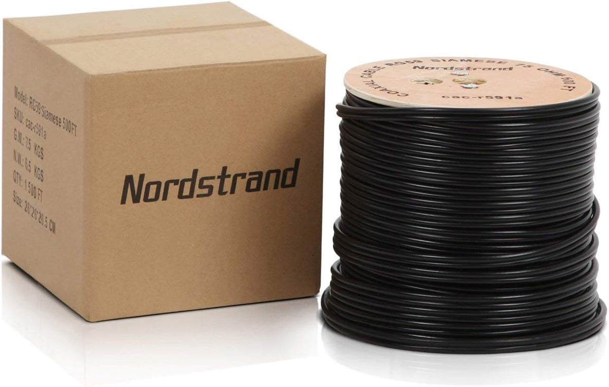 20AWG RG59 Siamese Coaxial Cable 500ft W7731
