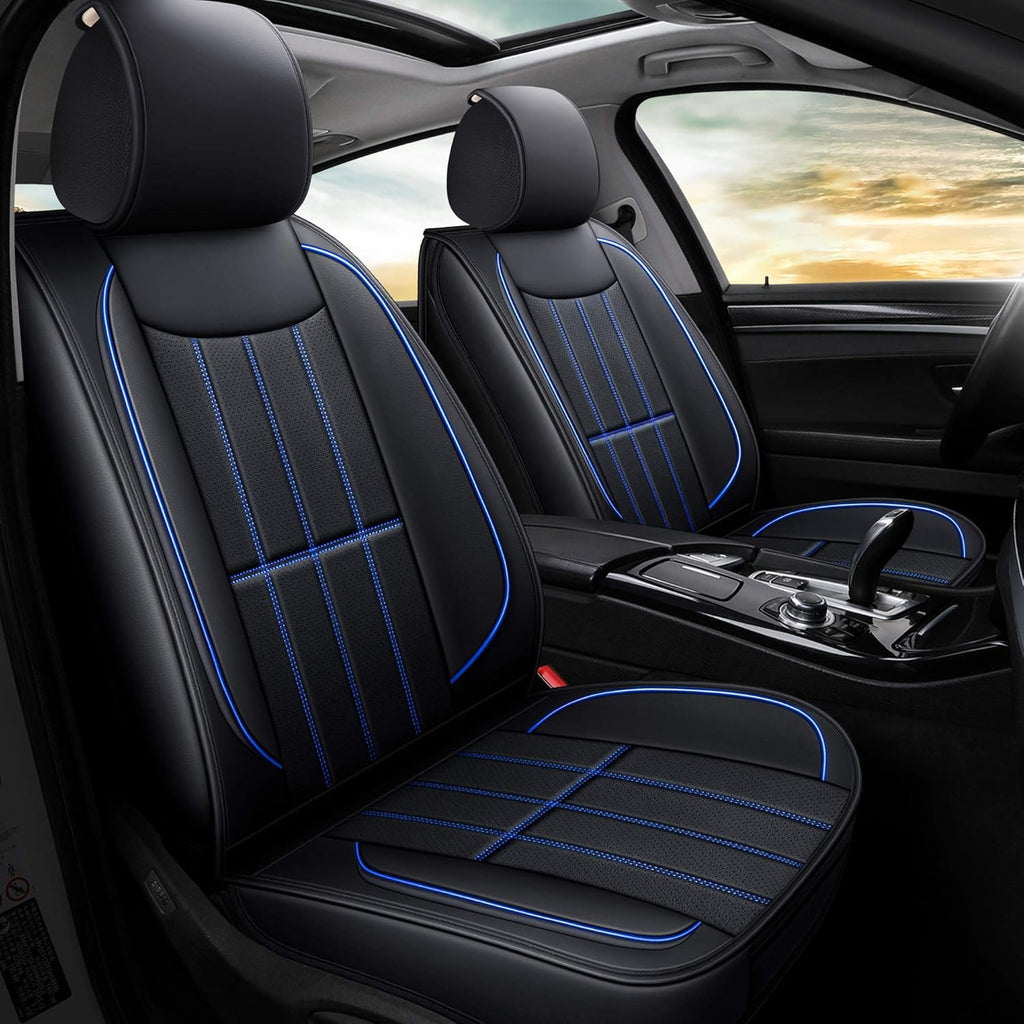 Leather Car Seat Covers Front Pair H123414