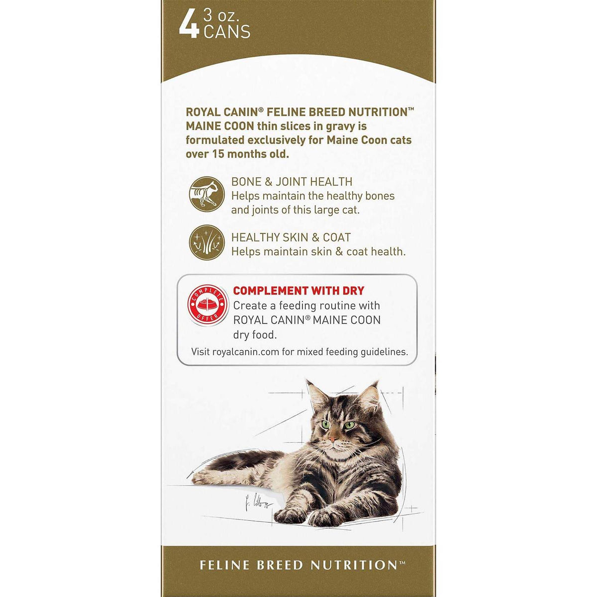 Maine Coon Thin Slices in Gravy Canned Cat Food I43991