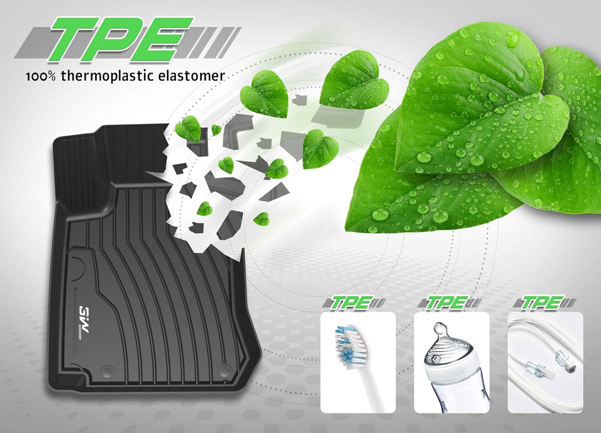 Black All Weather Heavy Duty Trunk Mat for Benz GLC Q460