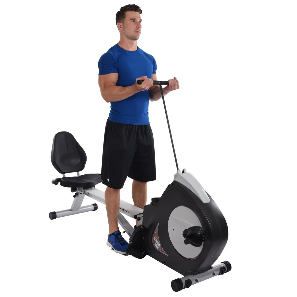 2 in 1 Recumbent Exercise Bike and Rower Machine L813