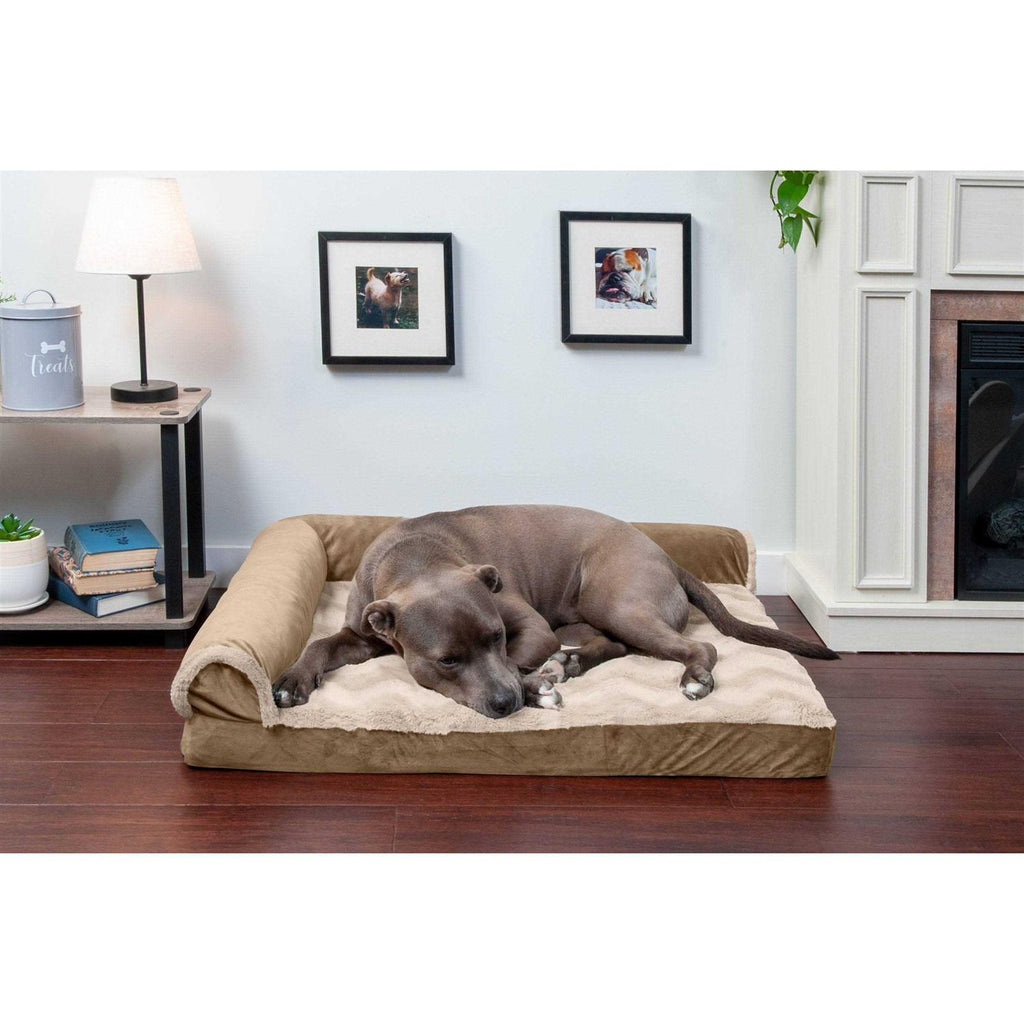 Velvet Chaise Lounge Dog Bed Z67536