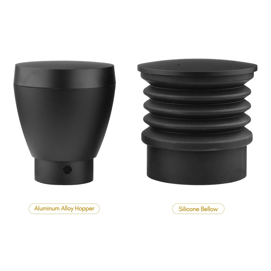 Aluminum Alloy Single Dose Hopper with Silicone Bellow Coffee Grinder Accessories F1460
