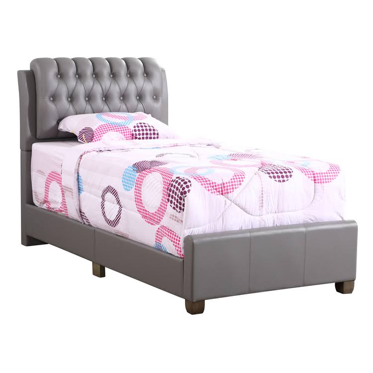 Twin Bed Light Grey B7617