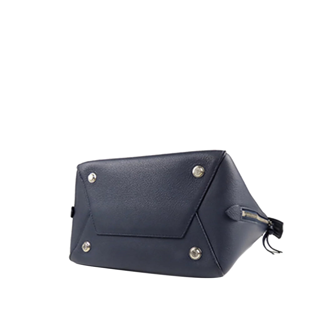 Blue Calf Leather Satchel I28908