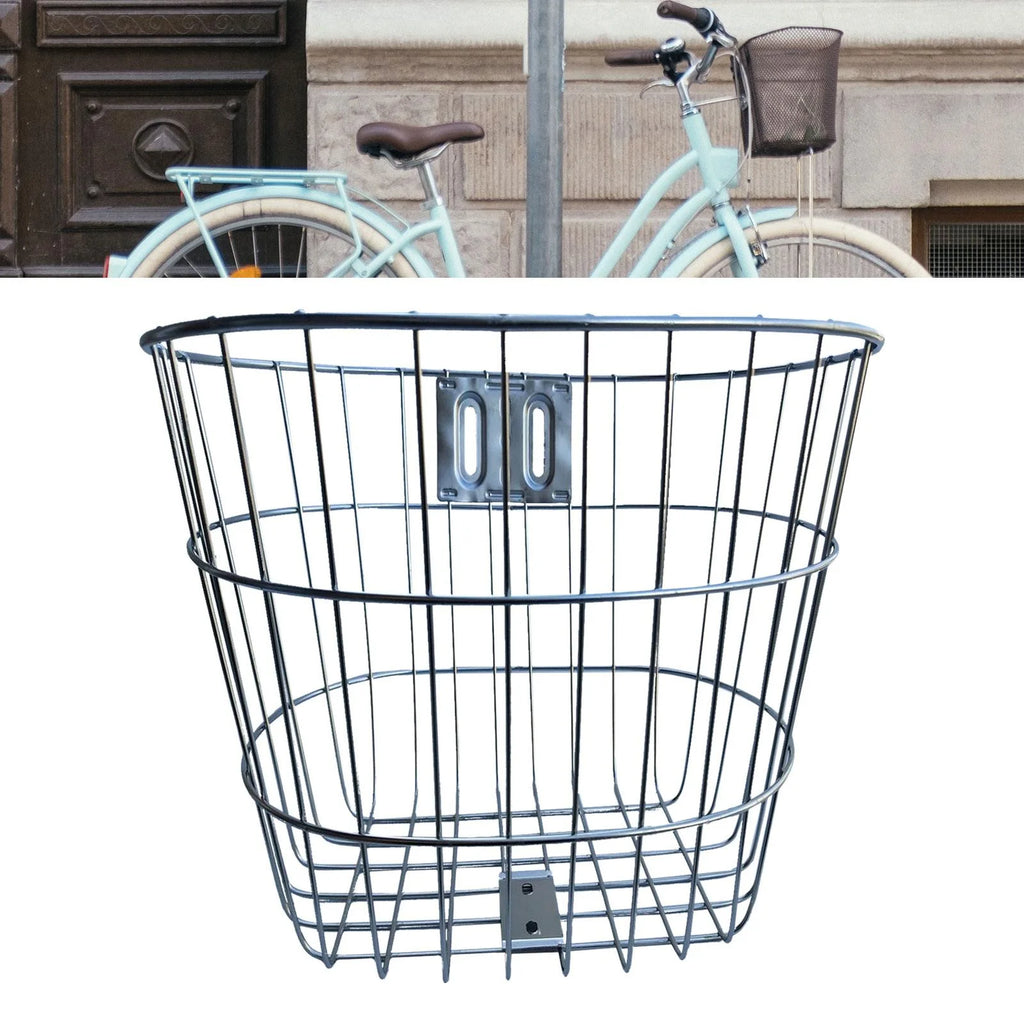 Rust Resistant Metal Bike Frame Basket Z436