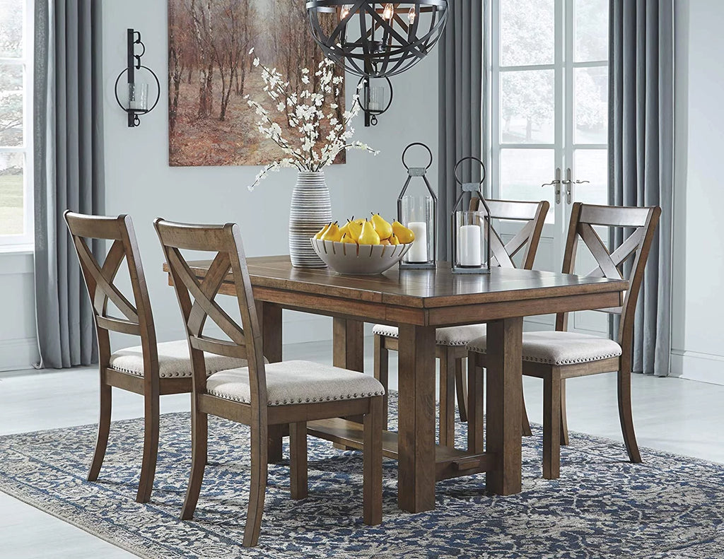 Brown Upholstered Dining Room Chair, 2 Count X875