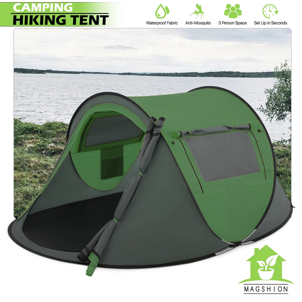 3 Person Pop Up Camping Tent B368653