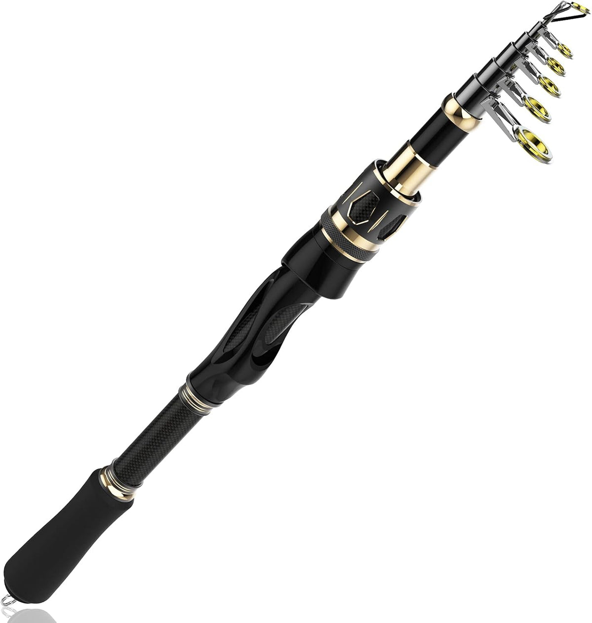Telescopic Carbon Fiber Fishing Rod and Reel Combo Set C69706