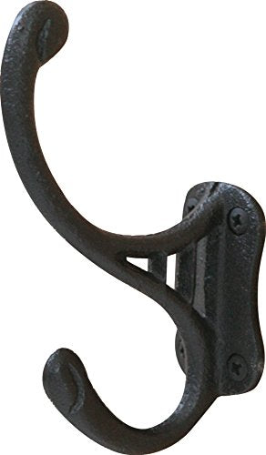 Oak Wood Wall Mounted Coat Rack with 4 Hooks A155