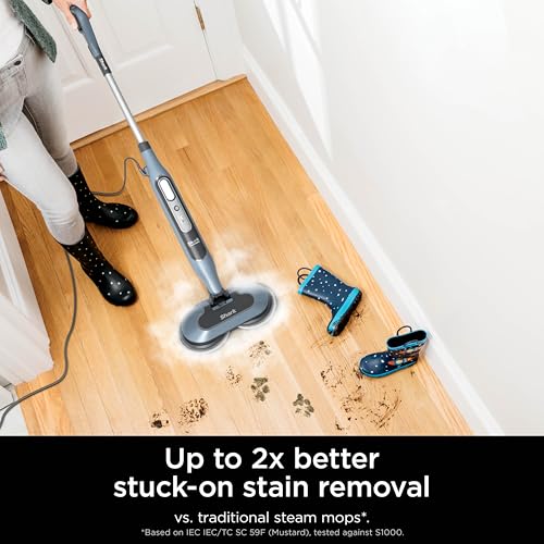 All-in-One Hard Floor Steam Mop with 3 Steam Modes & LED Headlights B62386