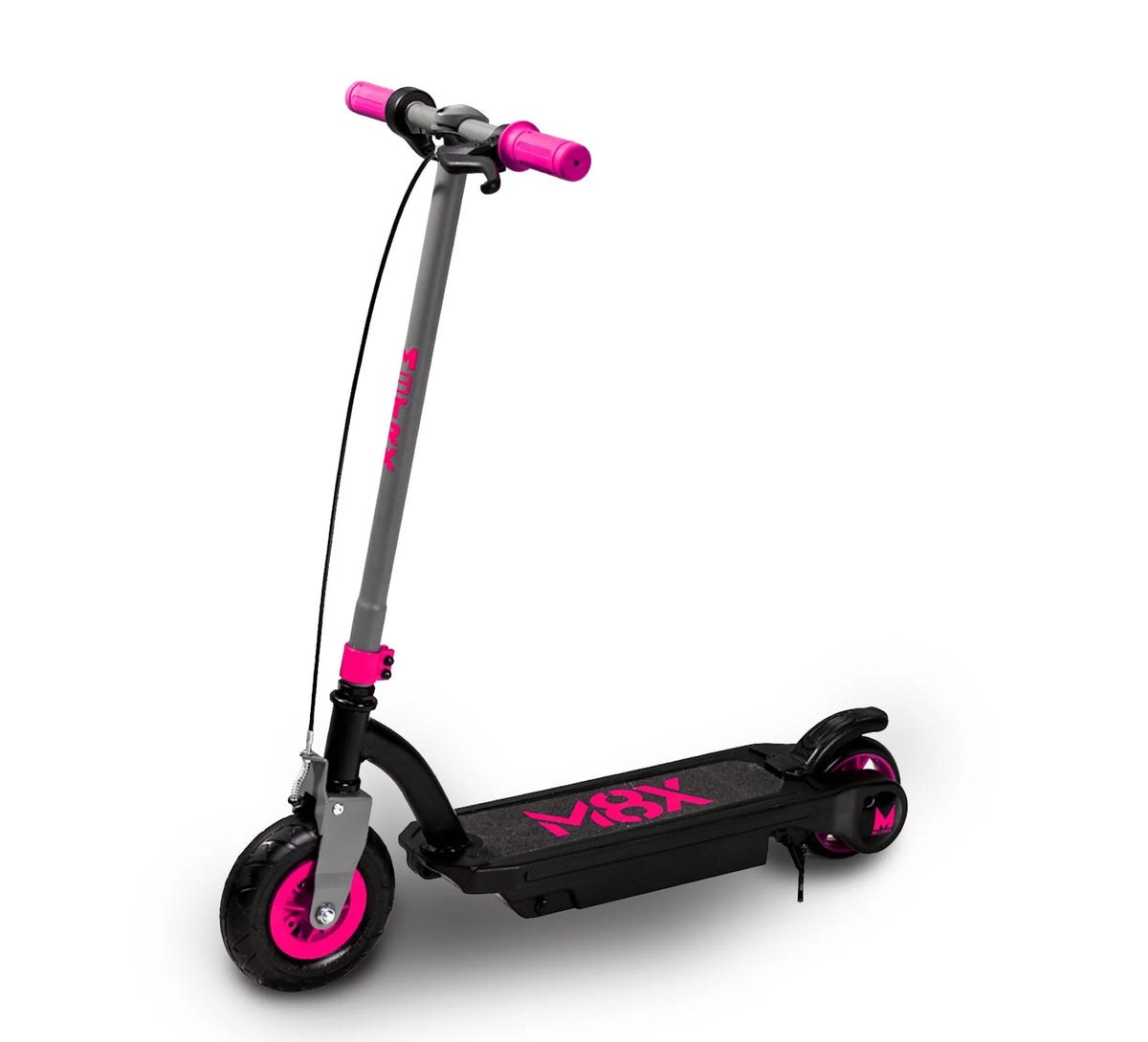 24 Volt Kids Electric Scooter, 8 Air Filled Tire, Pink J785