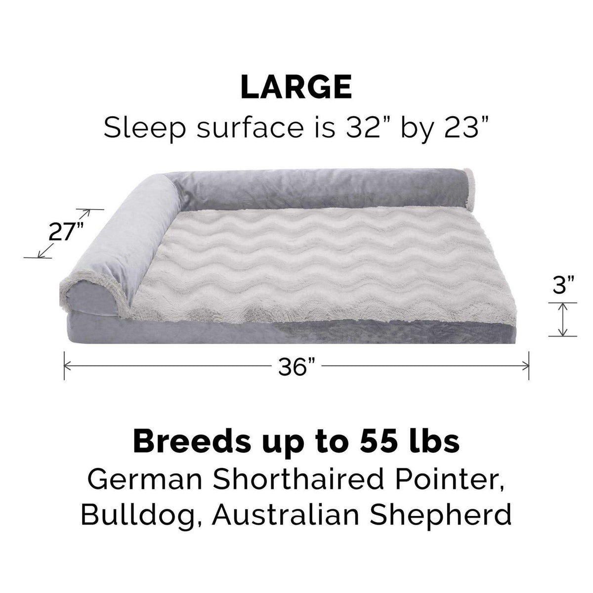 Velvet Chaise Lounge Dog Bed Z67536