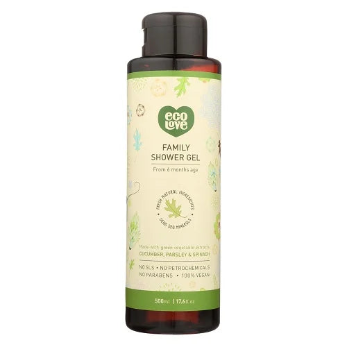 Green Vegetables Extracts Shower Gel, 17.6 Oz, 6 Pack K328082