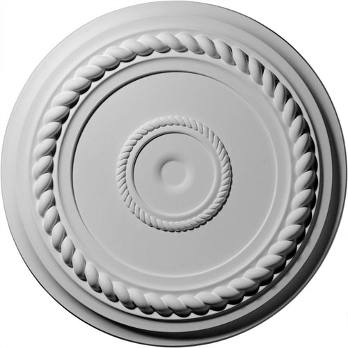 19 5/8x22OD x 1 1/2x22P Rope Ceiling Medallion, Hand-Painted Night Shade M15222