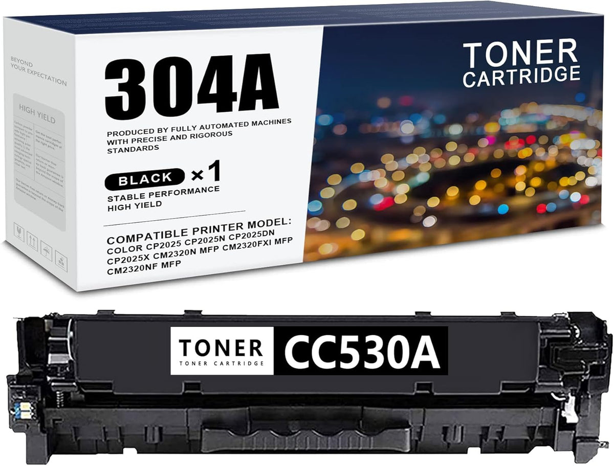 Black Toner Cartridge for HP Printer, 1 Pack S945