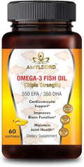 Omega 3 Fish Oil 1000mg 60 Softgels H907