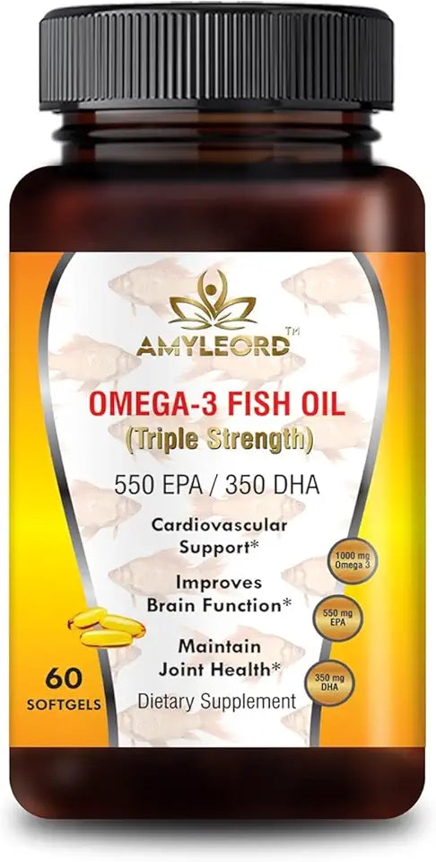 Omega 3 Fish Oil 1000mg 60 Softgels H907