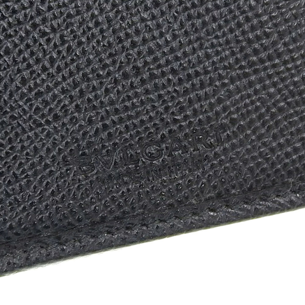 Pre-Owned Black Leather Long Wallet K50022