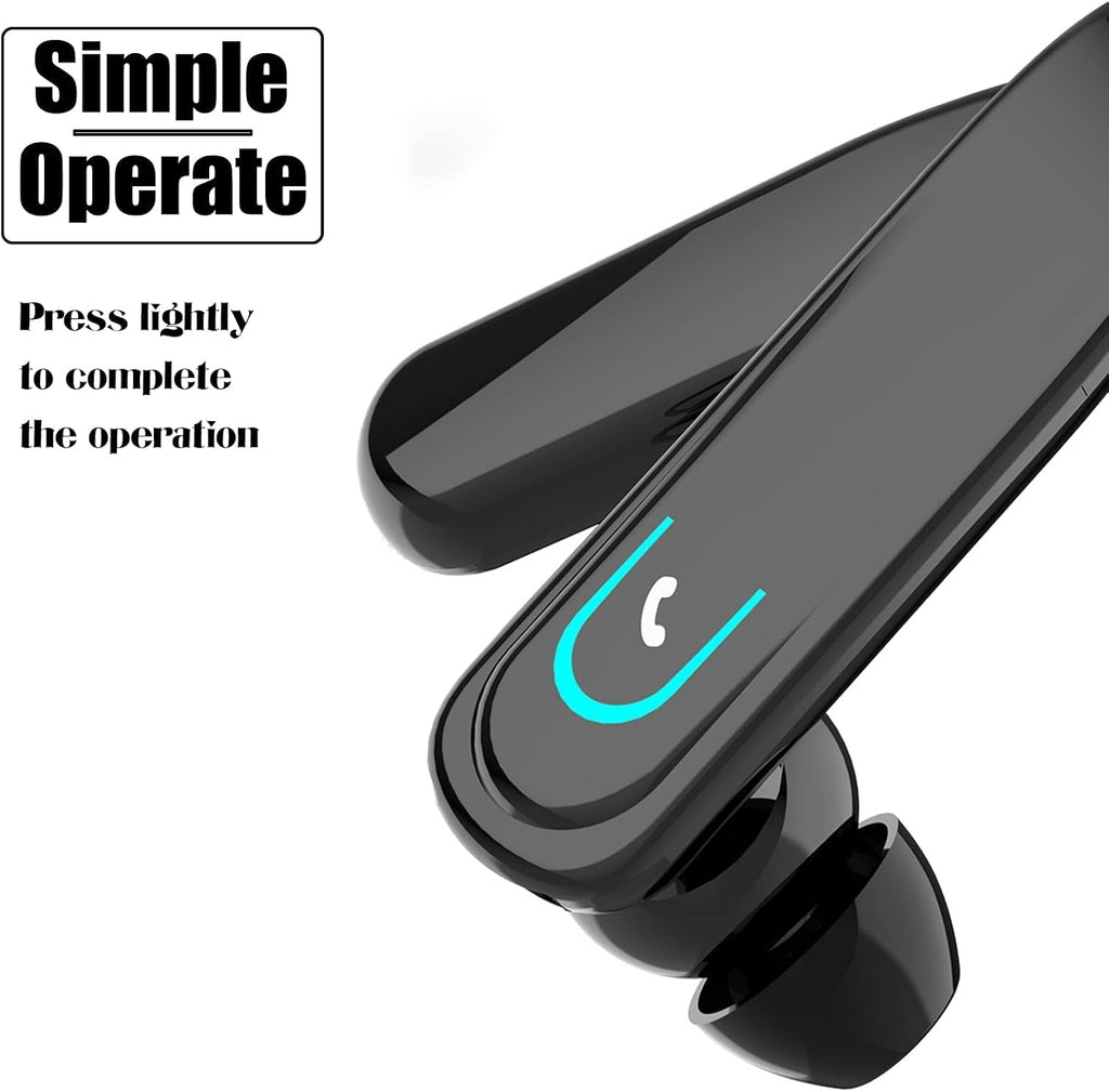 Bluetooth Headset with Mic Noise Canceling Hands-Free D7567
